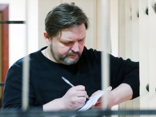 Никита Белых в Пресненском суде во время выступления с последним словом, 26 января 2018 года. Фото: Сергей Бобылев/ТАСС