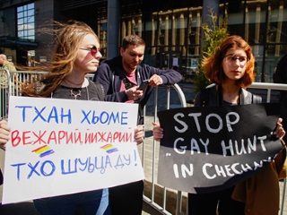 Во время митинга в Москве, посвященного пятилетию событий на Болотной площади. Фото: Олег Яковлев / РБК