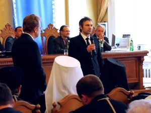 Святослав Вакарчук стал почетным гражданином Львова. Фото: hromadske.tv